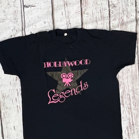 Single Stitch Screen Stars 80s Vintage Hollywood Legends Graphic Tshirt - Picture 3 of 6